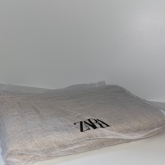 👛HP👛 𝗭𝗮𝗿𝗮 𝗡𝗪𝗧 • Quilted Cream Shoulder Bag Minimalist Flap Purse - Picture 8 of 16